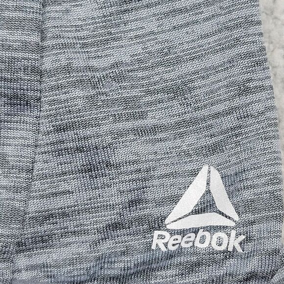 Reebok Womens Small Gray Cowl Neck Pullover Athletic Top Long Sleeve Thumb Holes - Picture 3 of 11